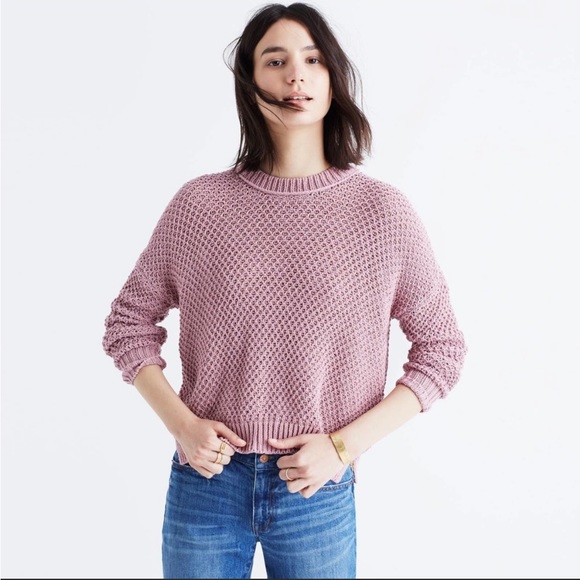 Madewell Sweaters - Madewell French Quarter Knit Sweater Pink Size Medium